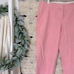 J Crew Factory salmon cropped chino pants size 2